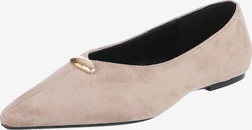 Ital-Design Ballet Flats in Brown: front