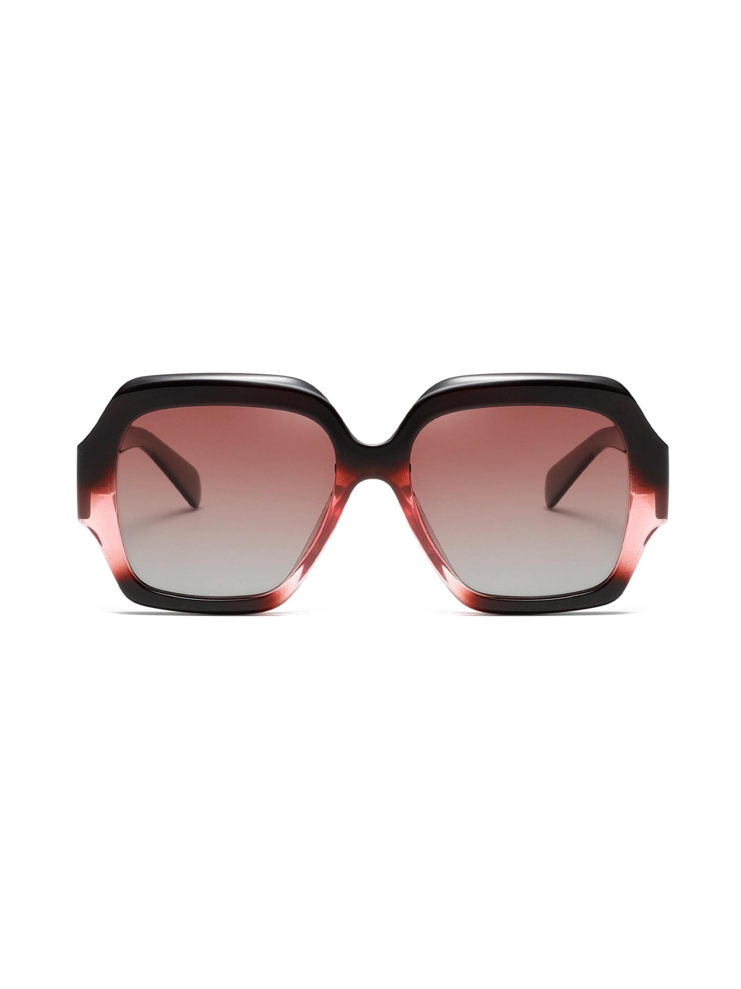 Lunettes de soleil 'Square Despoina' AVANT-GARDE PARIS en rouge