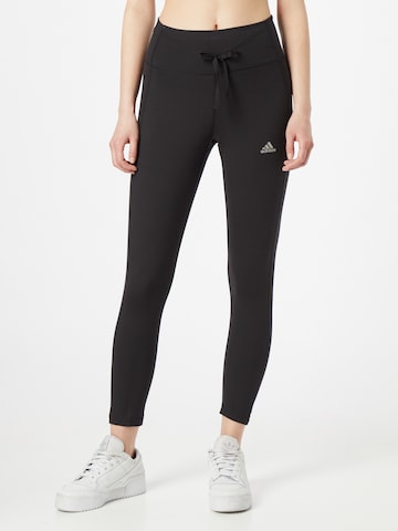 ADIDAS SPORTSWEAR Normalny krój Spodnie sportowe 'Essentials' w kolorze czarny: przód