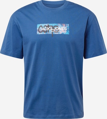 JACK & JONES Shirt 'AOP' in Blauw: voorkant