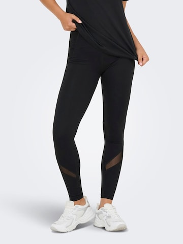 Skinny Pantalon de sport 'ONPRya-3-Posh' ONLY PLAY en noir : devant