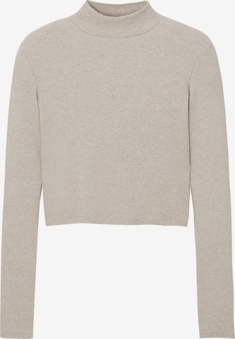 T-shirt Pull&Bear en beige : devant