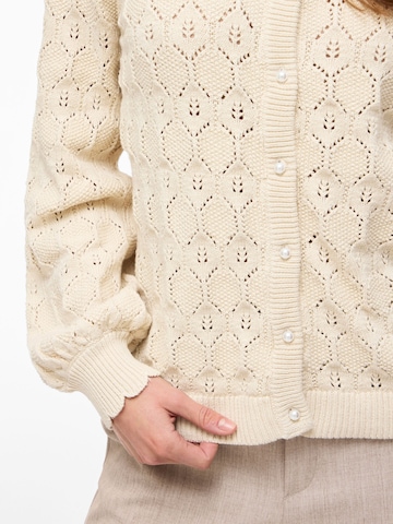 VILA Knit cardigan 'VILowen' in Beige