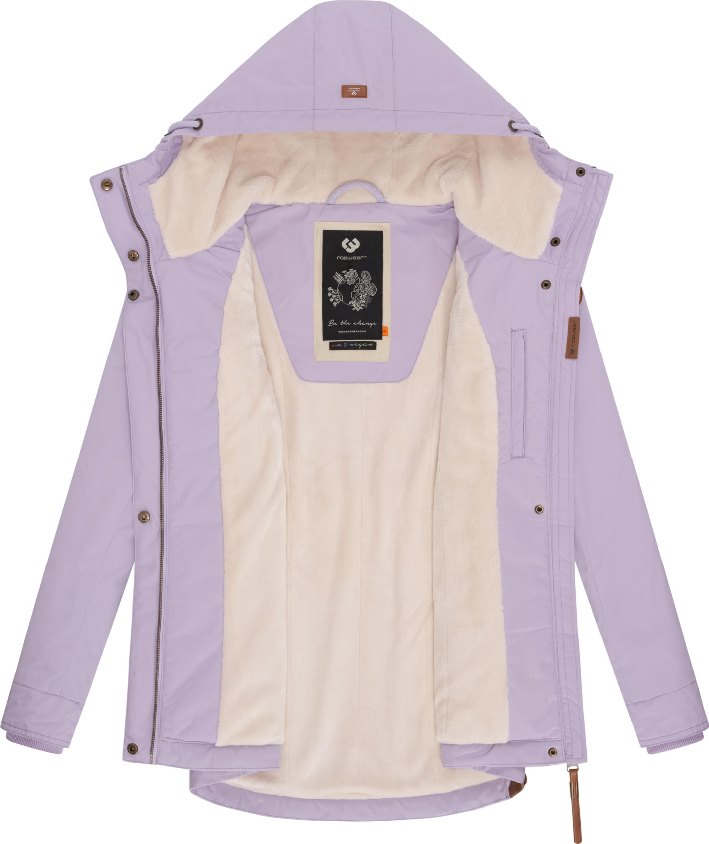 Giacca invernale 'Monade' di Ragwear in lilla