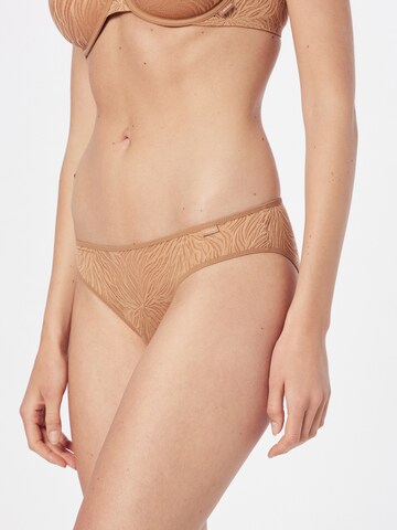 Calvin Klein Underwear Slip 'Marquisette' in Braun: predná strana