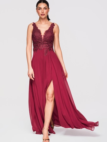 Ombre Avondjurk in Rood