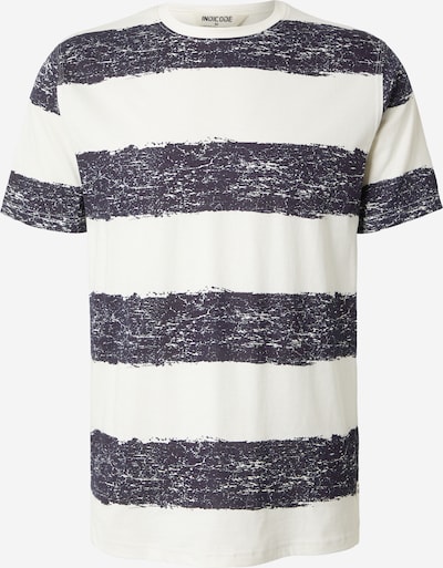 INDICODE JEANS Majica 'Paint' veličine S u plava melange / bijela, Pregled proizvoda