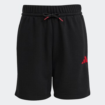 ADIDAS SPORTSWEAR Regular Workout Pants in Black: front