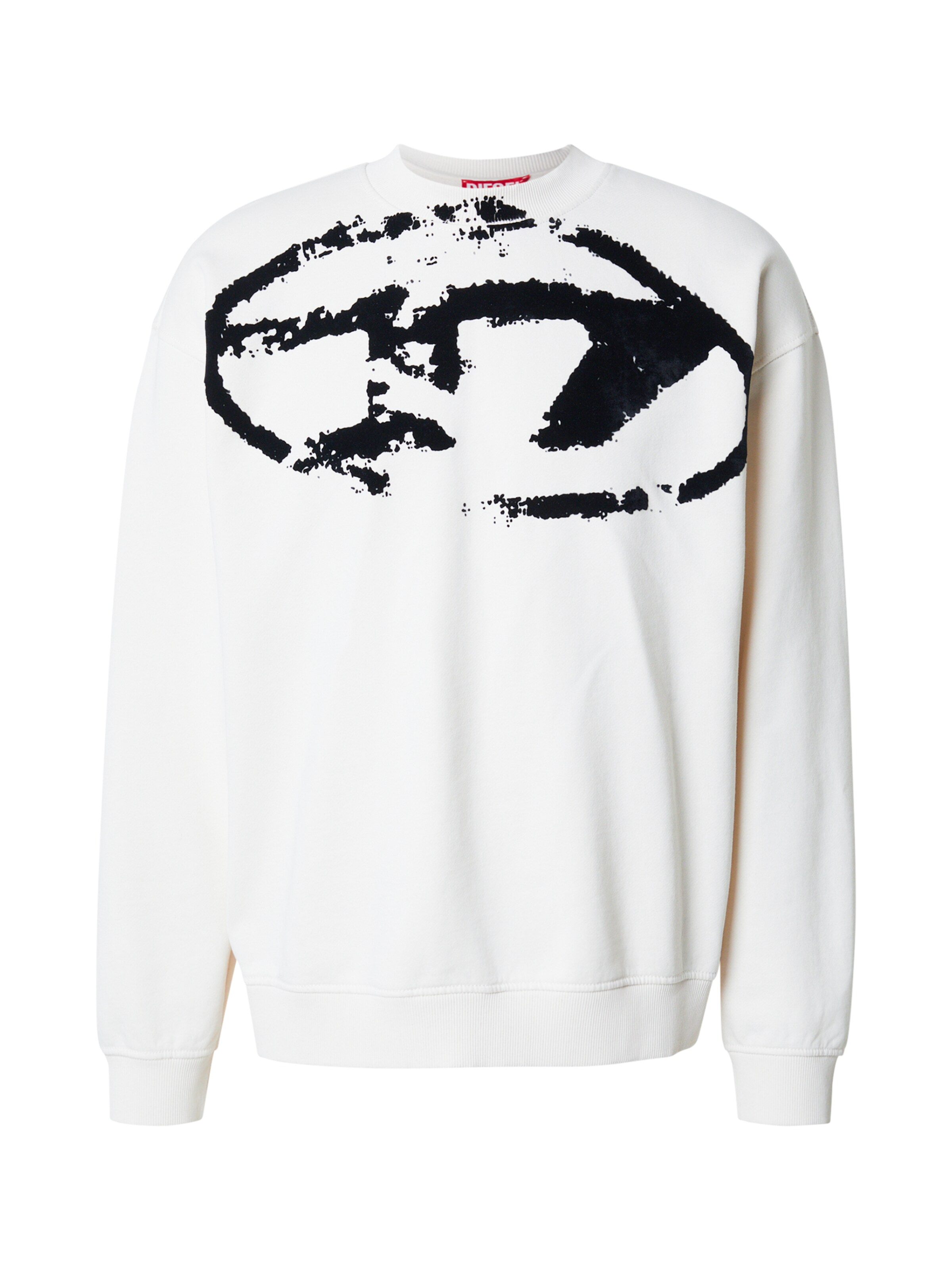 DIESEL - Sudadera en blanco: frente
