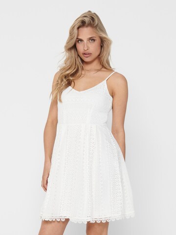 Robe 'Helena' ONLY en blanc : devant