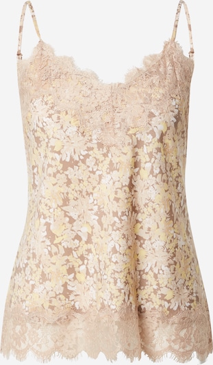 Top rosemunde di colore beige / sabbia / giallo chiaro, Visualizzazione prodotti
