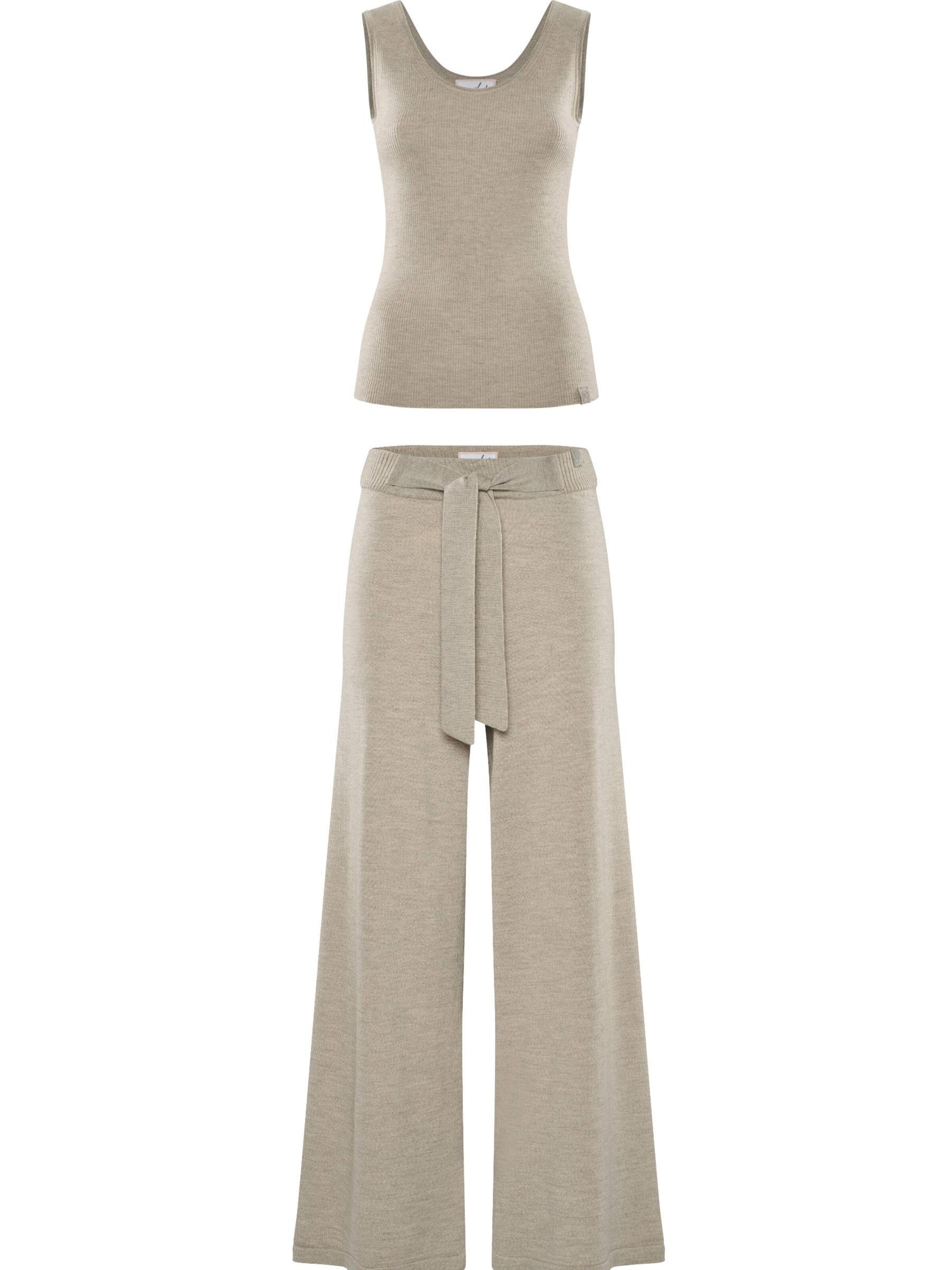 Abito da casa 'LOUNGEWEAR SET  - Top Blossom & Pants Bailey' di YOU LOOK PERFECT in grigio: frontale