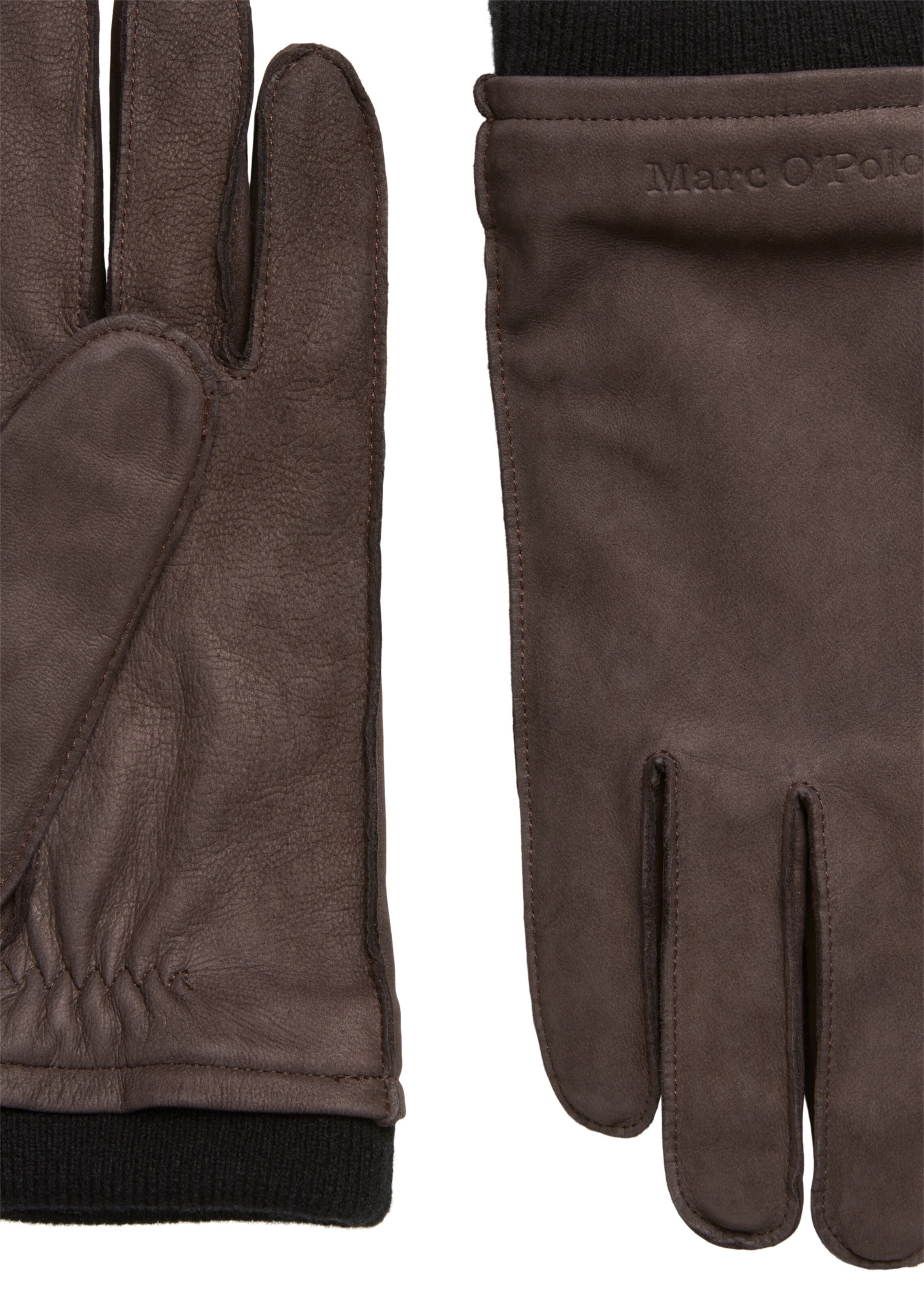 Marc O'Polo Full finger gloves in Brown
