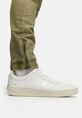 INDICODE JEANS Tapered Cargo trousers 'Alex' in Green