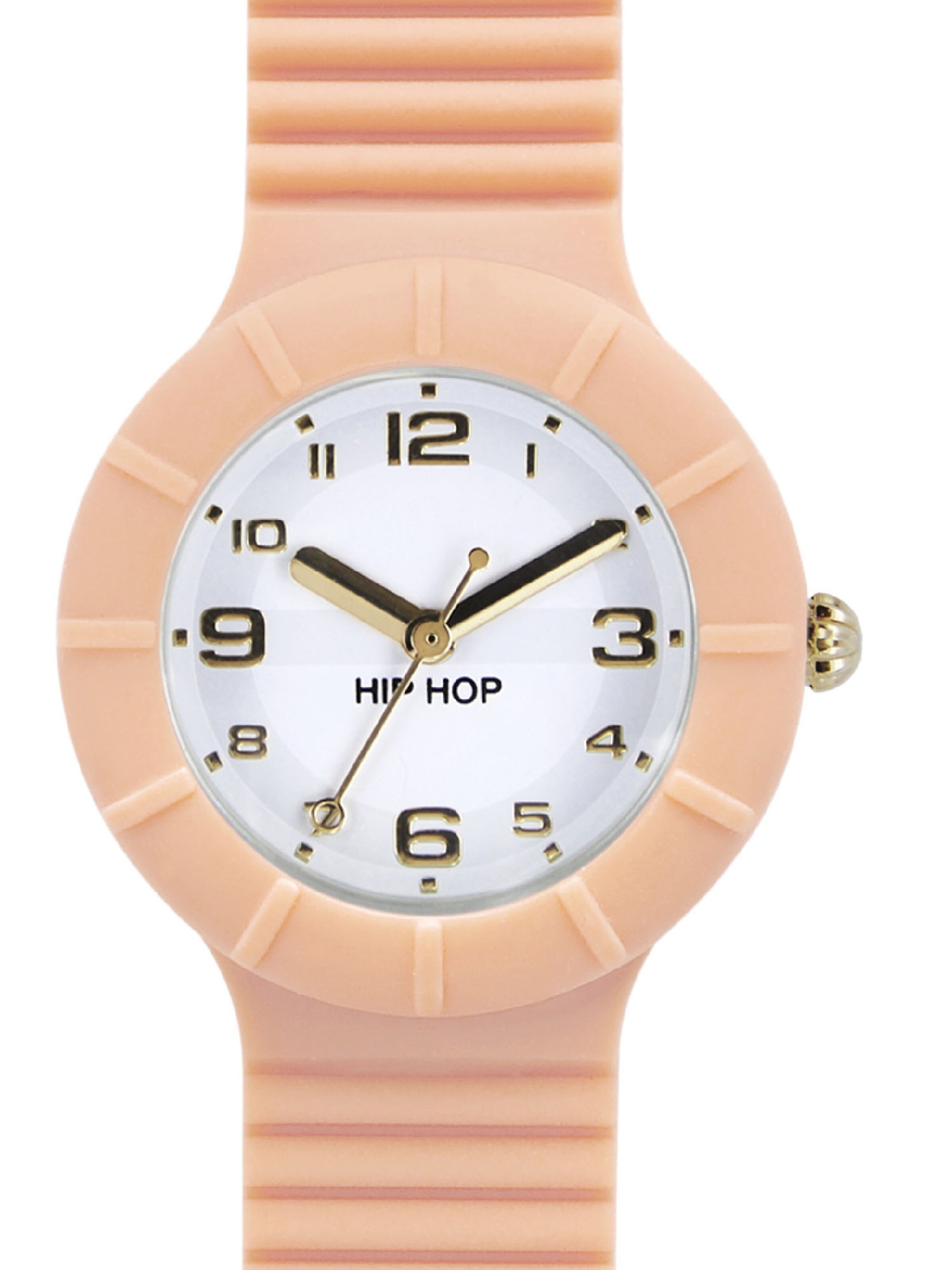 Hip Hop Analoguhr in Pink: Vorderseite