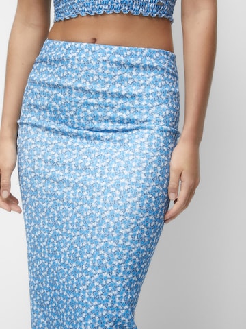 Pull&Bear Rok in Blauw