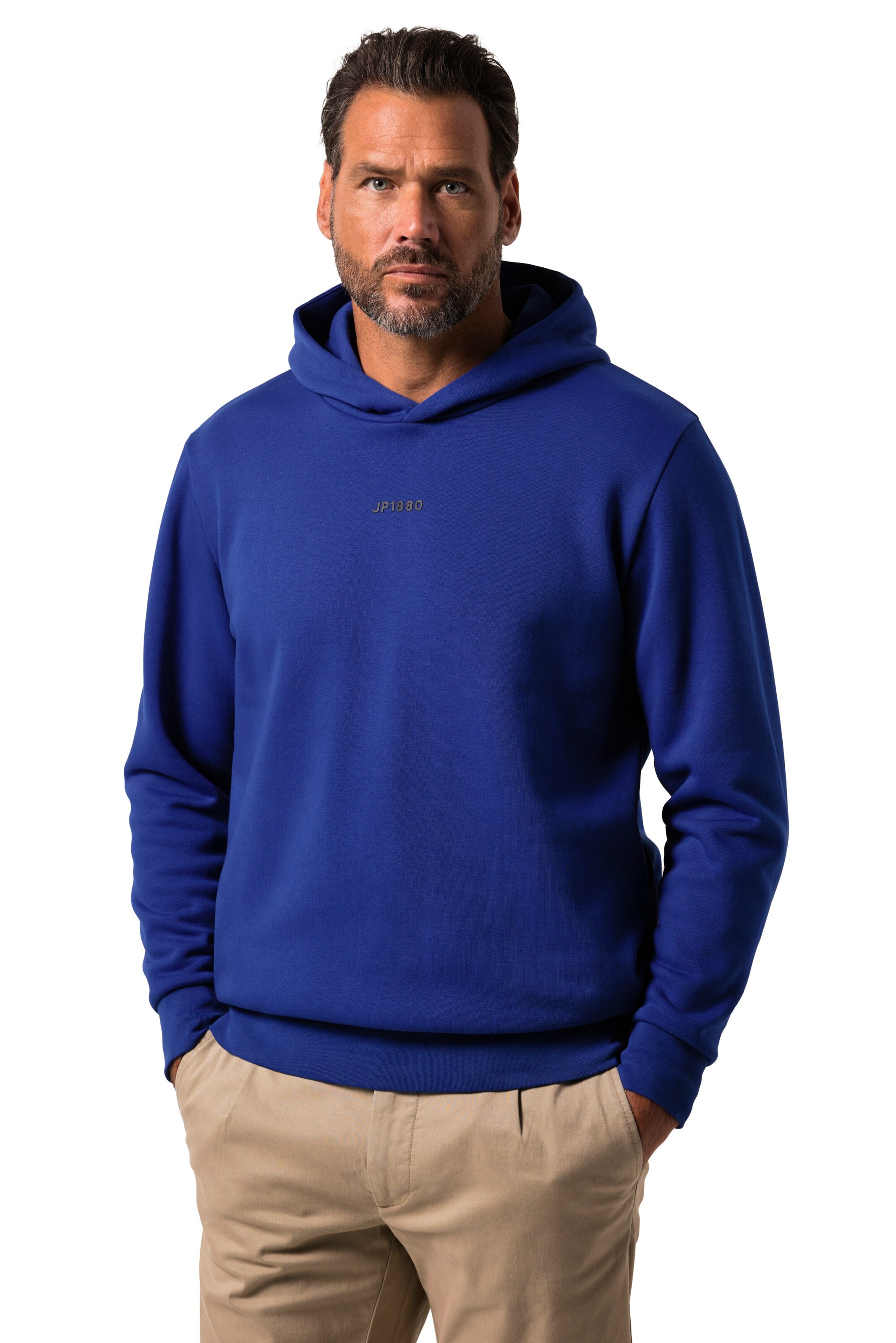 JP1880 Sweatshirt in Blauw: voorkant