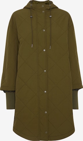 Fransa Winter Coat 'Vega' in Green: front