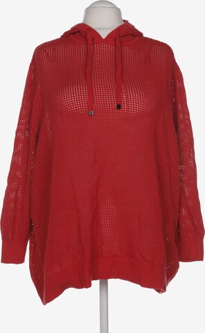 SAMOON Sweatshirt & Zip-Up Hoodie in 7XL in Red: front