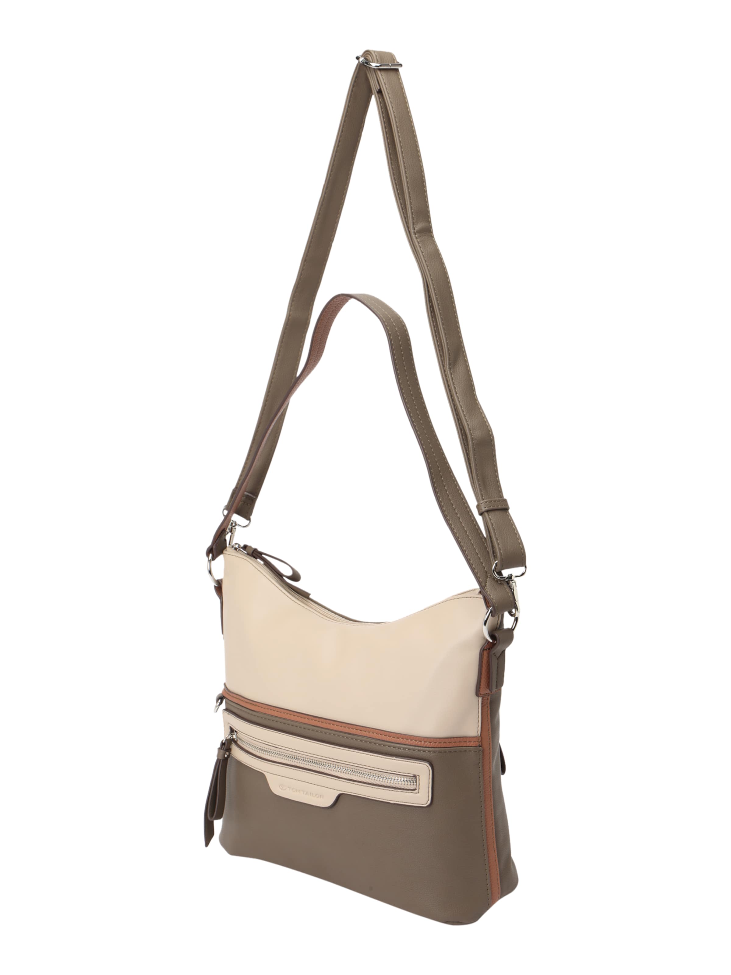 TOM TAILOR Shoulder Bag 'Jule' in Brown: front