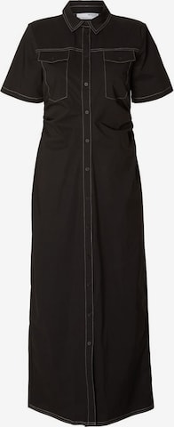 Robe-chemise SELECTED FEMME en noir : devant