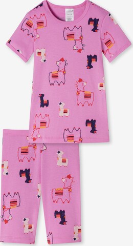 SCHIESSER Pajamas in Pink: front