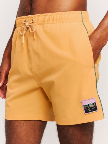 PROTEST Board Shorts 'PRTJayden' in Yellow