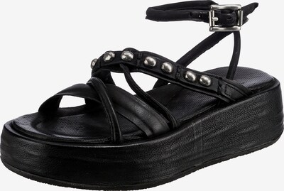 A.S.98 Riemensandale 'Festa' in schwarz / silber, Produktansicht