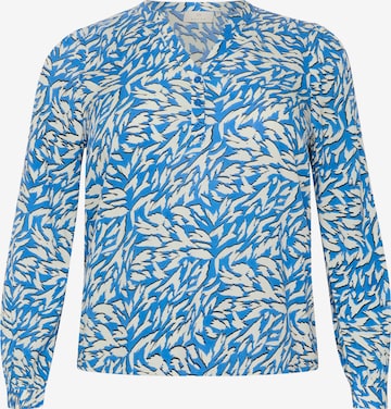 Kaffe Blouse 'Jetta' in Blauw: voorkant