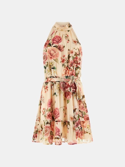 GUESS Haljina 'DANIELE' u zelena / maslinasta / roza / pastelno roza, Pregled proizvoda