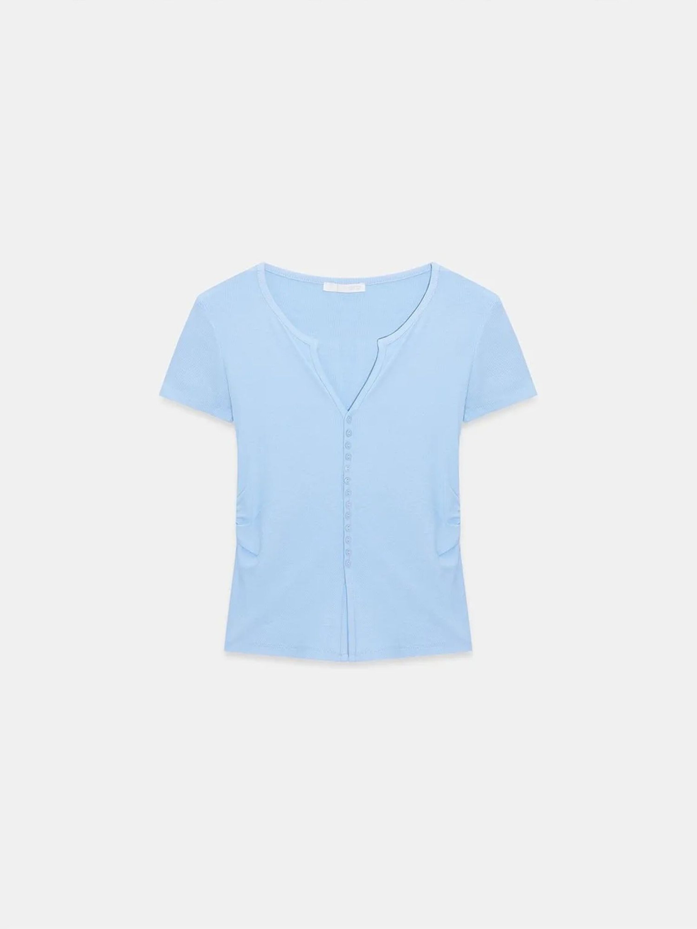 Dilvin - Blusa em azul: frente