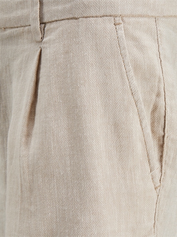 Regular Pantalon à plis 'ACE CAIRO' JACK & JONES en beige