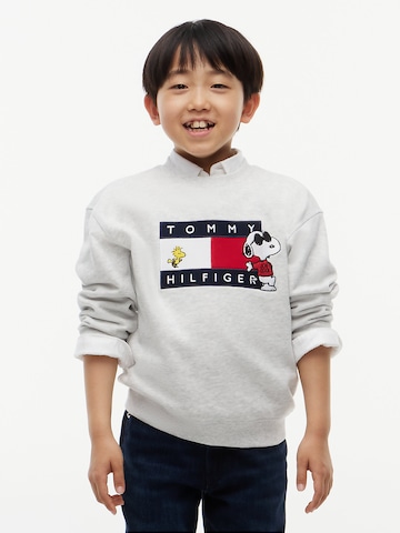 Felpa 'Peanuts' di TOMMY HILFIGER in grigio: frontale