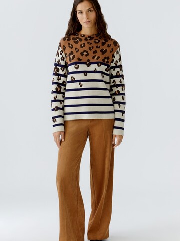 OUI Flared Pants in Brown