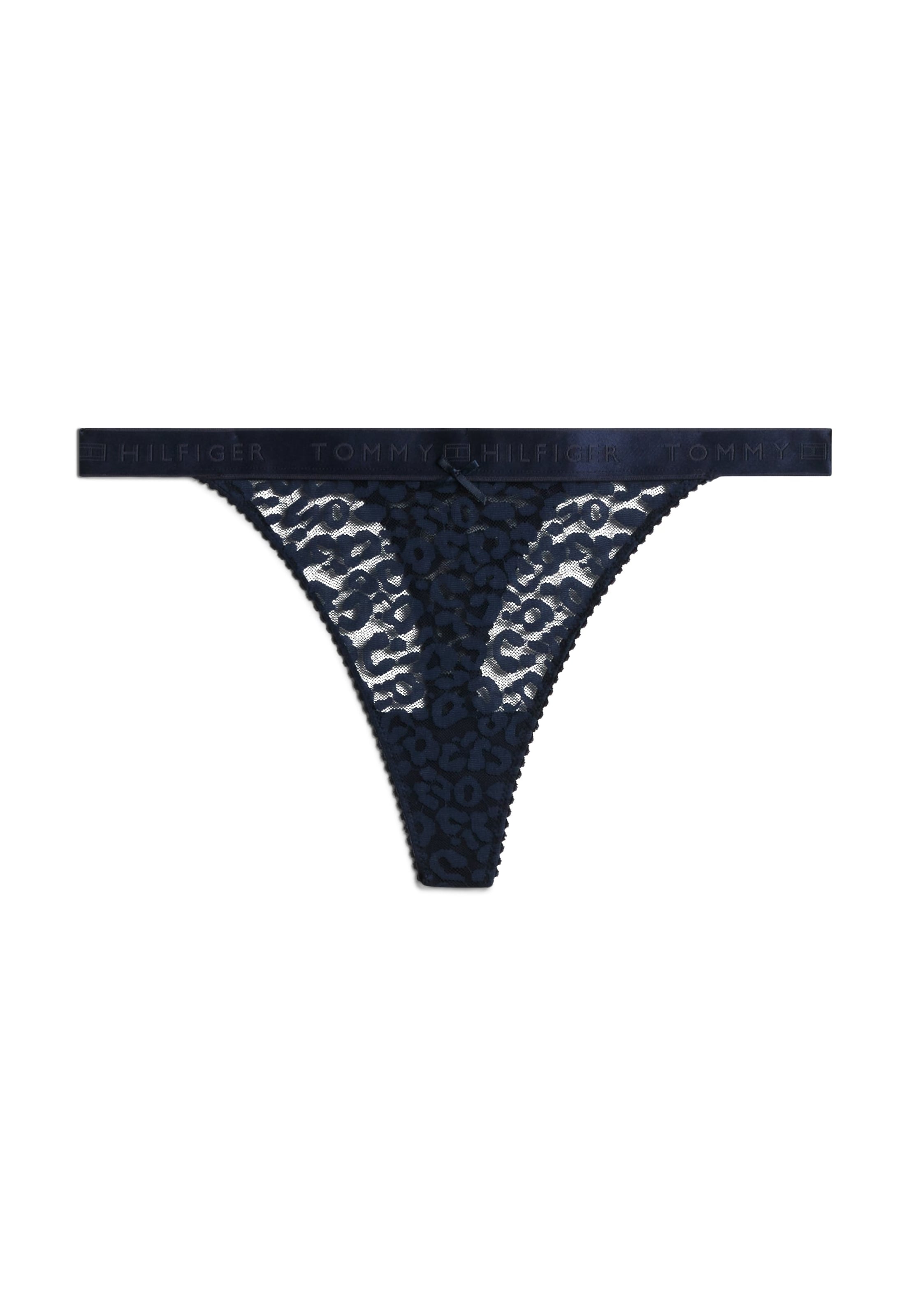 Tommy Hilfiger Underwear Stringi w kolorze niebieski: przód