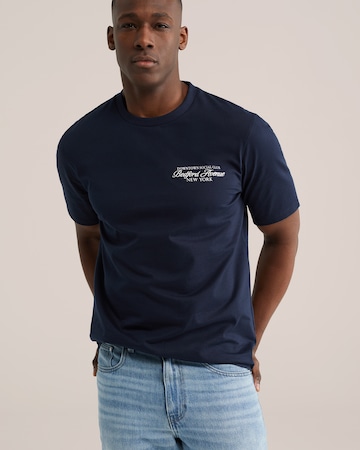 WE Fashion Shirt in Blue: front