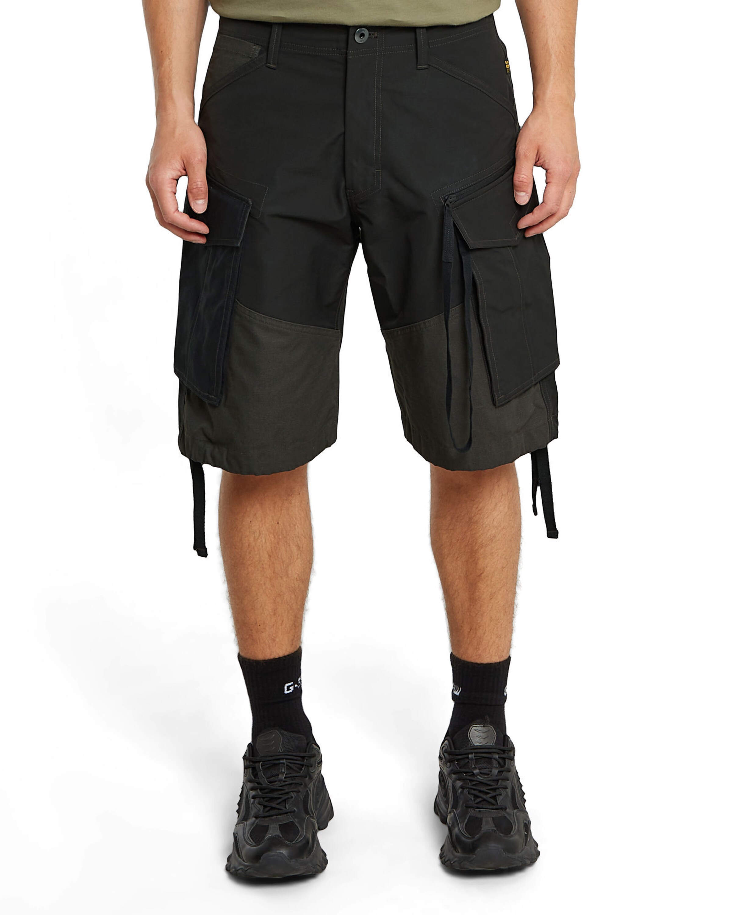 G-STAR Loosefit Shorts in Schwarz: Vorderseite