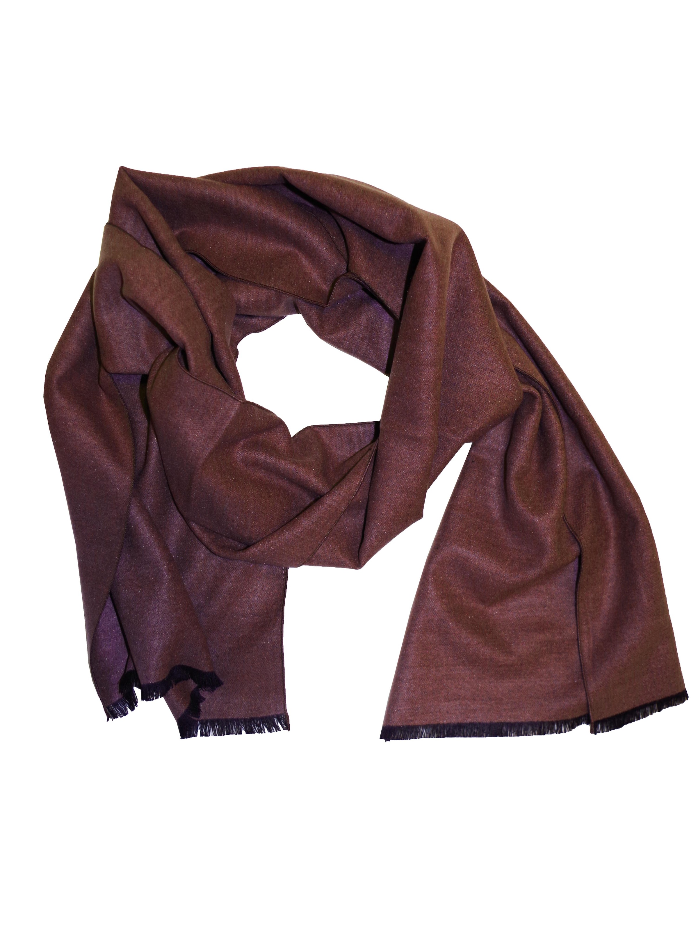 Posh Gear Sjaal 'Setaforte' in Bruin: voorkant