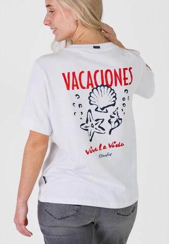 Kleinigkeit - Camiseta 'Vacaciones' en blanco
