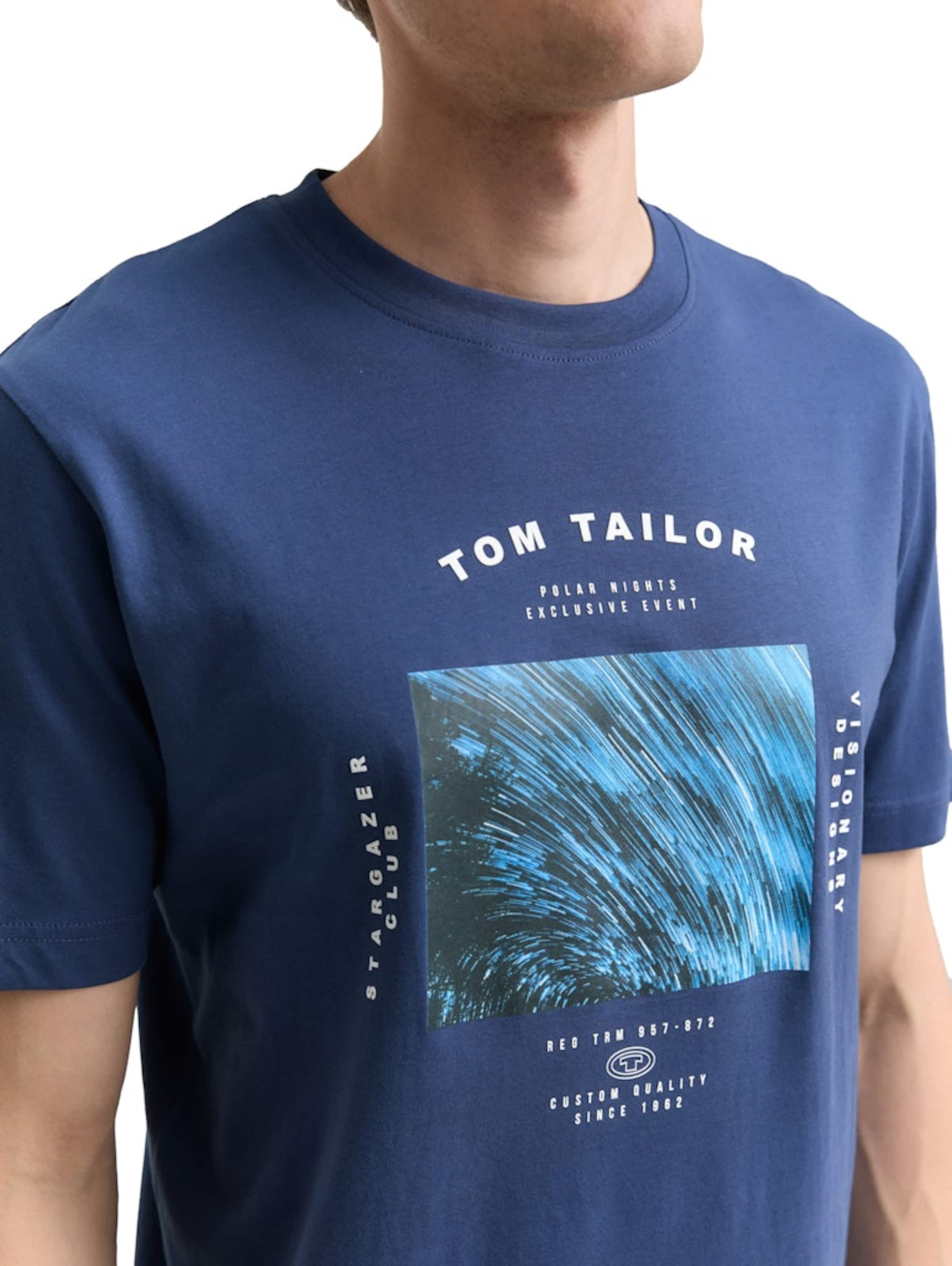 TOM TAILOR Shirt in Blue