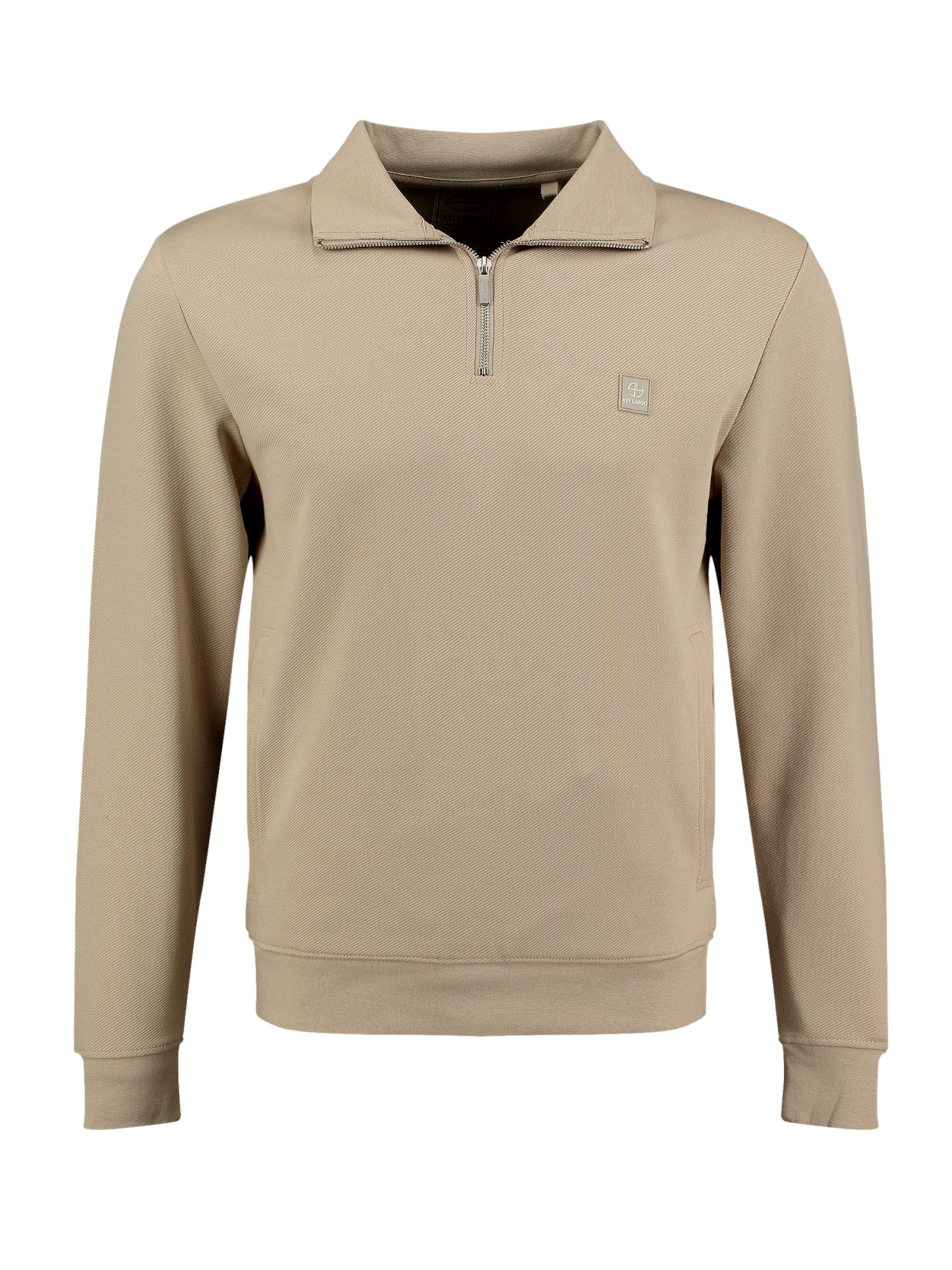 Key Largo Sweatshirt 'KLNICK' in de kleur Beige, Productweergave