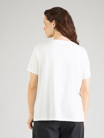 Tricou 'CARNEW BOOSTERY' de la ONLY Carmakoma pe alb