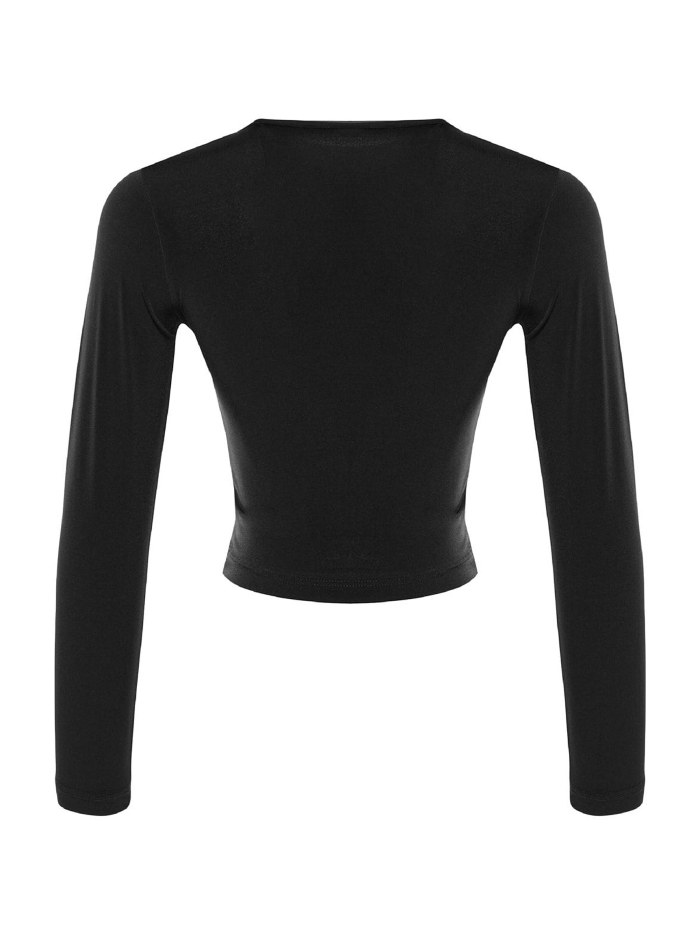 Trendyol Тениска в черно