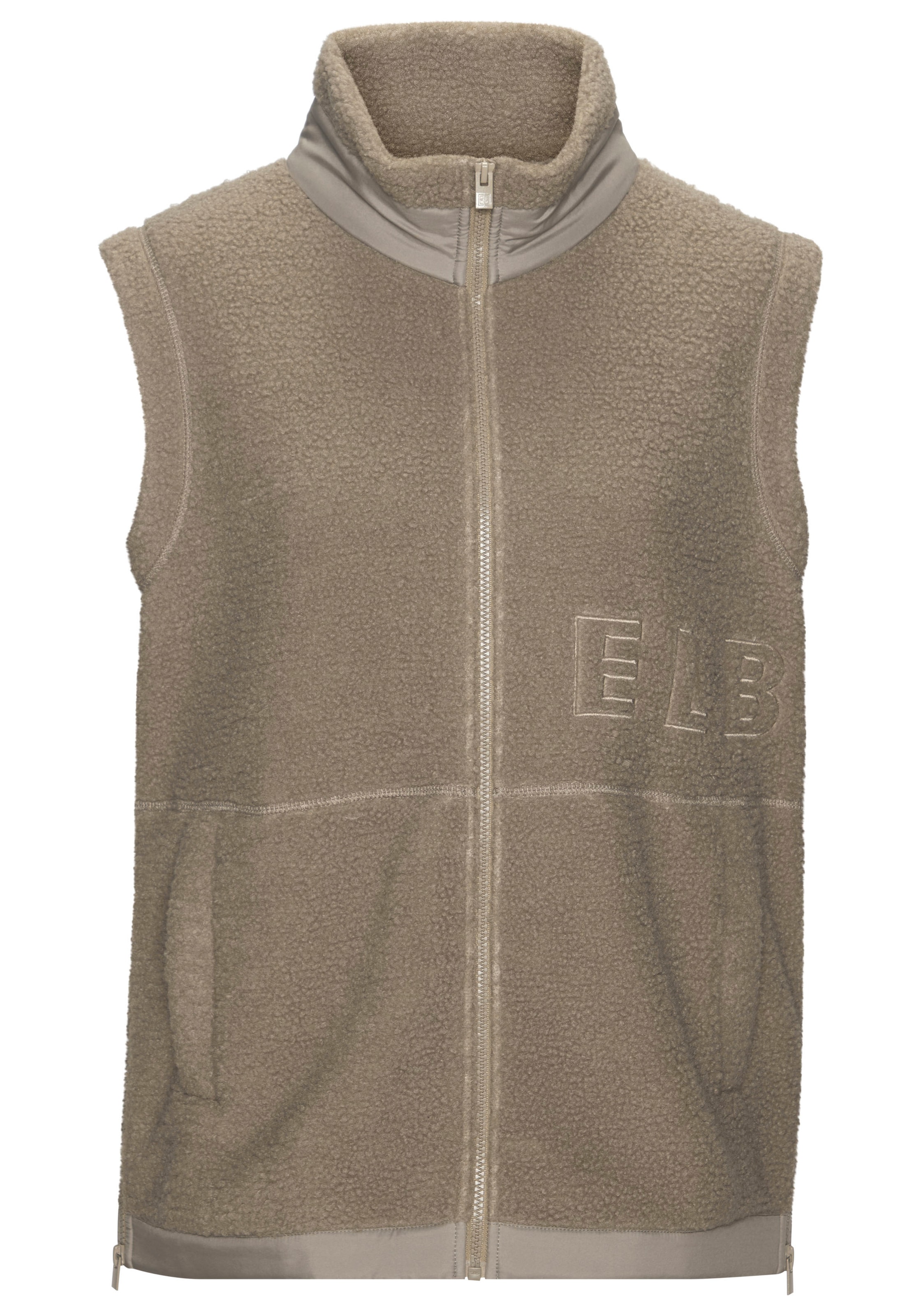 Elbsand Vest in Grey: front