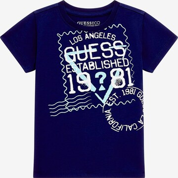 GUESS T-Shirt in Blau: predná strana