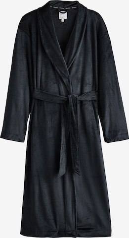 NextDugi kupaći ogrtač - crna boja: prednji dio