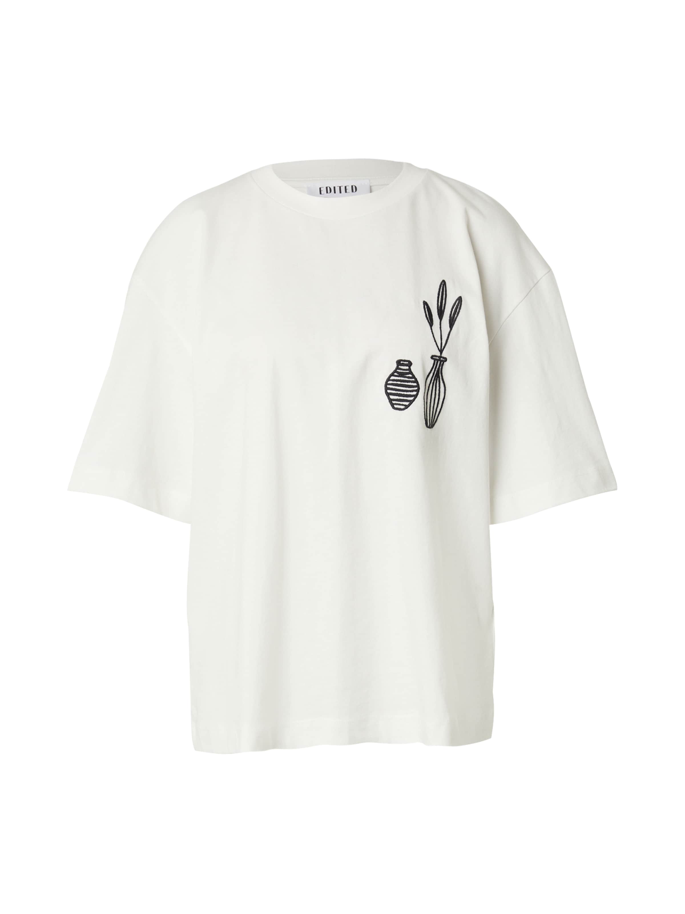 EDITED Футболка 'Yante' в Белый: спереди