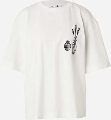 balta EDITED Marškinėliai 'Yante': priekis