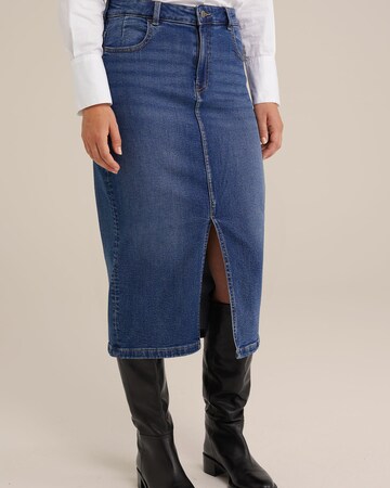 Gonna di WE Fashion in blu: frontale
