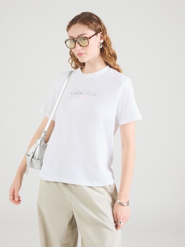 Calvin Klein Jeans T-Shirt in Weiß: Vorderseite
